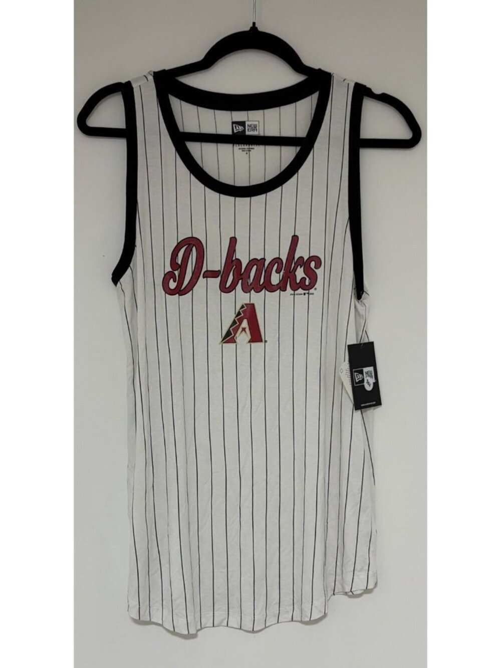 New Era Arizona Diamondbacks Women’s Striped Tank Top Size Medium NWT